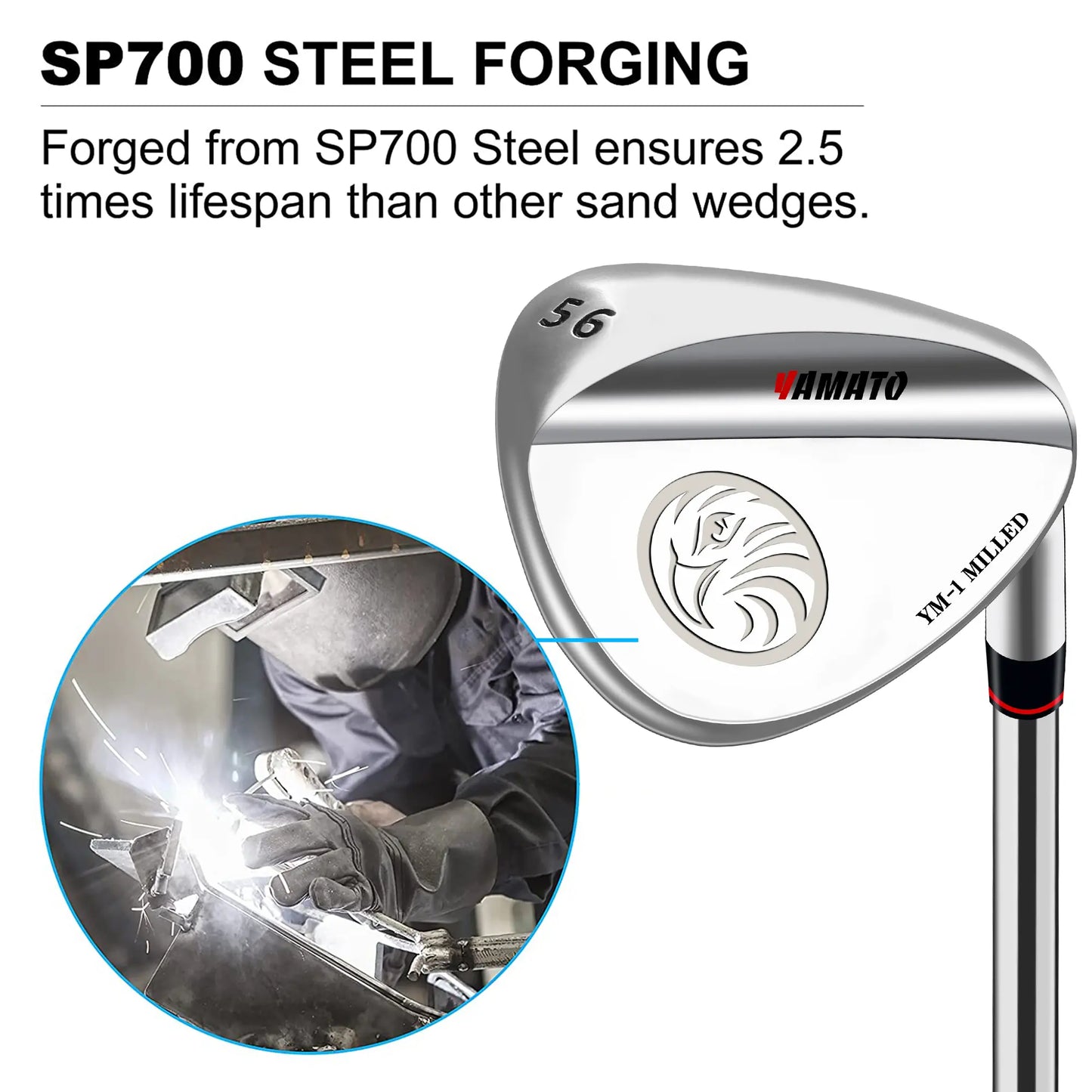 Yamato Eagle Wedges Set-Maximum Spin,Tour-Level Performance & Premium Finishes
