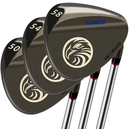 Yamato 3-Piece Golf Wedge Set – Forged Carbon Steel, Versatile Control