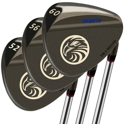 Yamato 3-Piece Golf Wedge Set – Forged Carbon Steel, Versatile Control