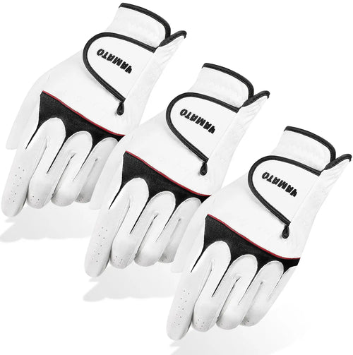 Yamato Premium Golf Gloves for Men – Breathable Cabretta Leather with Enhanced Grip