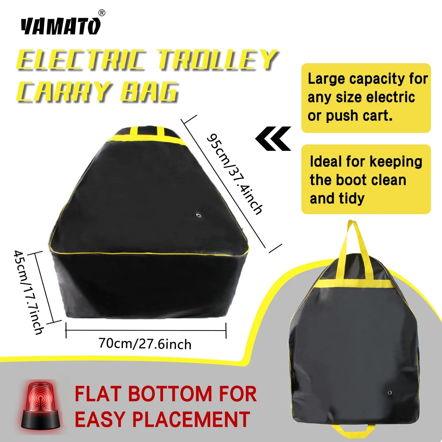 Yamato Golf Cart Cover QCBD– Universal Fit Storage for Push Carts