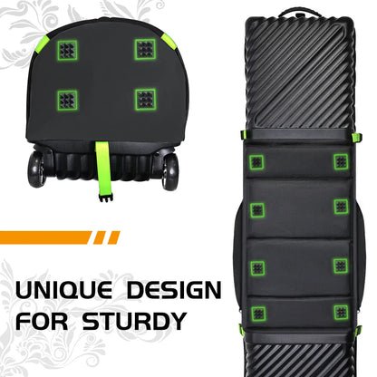Yamato Foldable Golf Travel Hard Case – Lightweight & TSA Approved