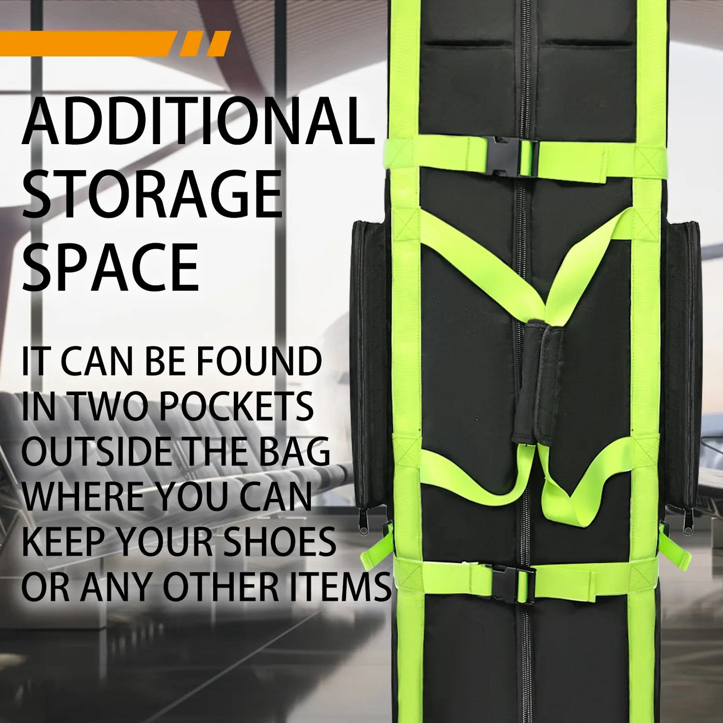 Yamato Foldable Golf Travel Hard Case – Lightweight & TSA Approved