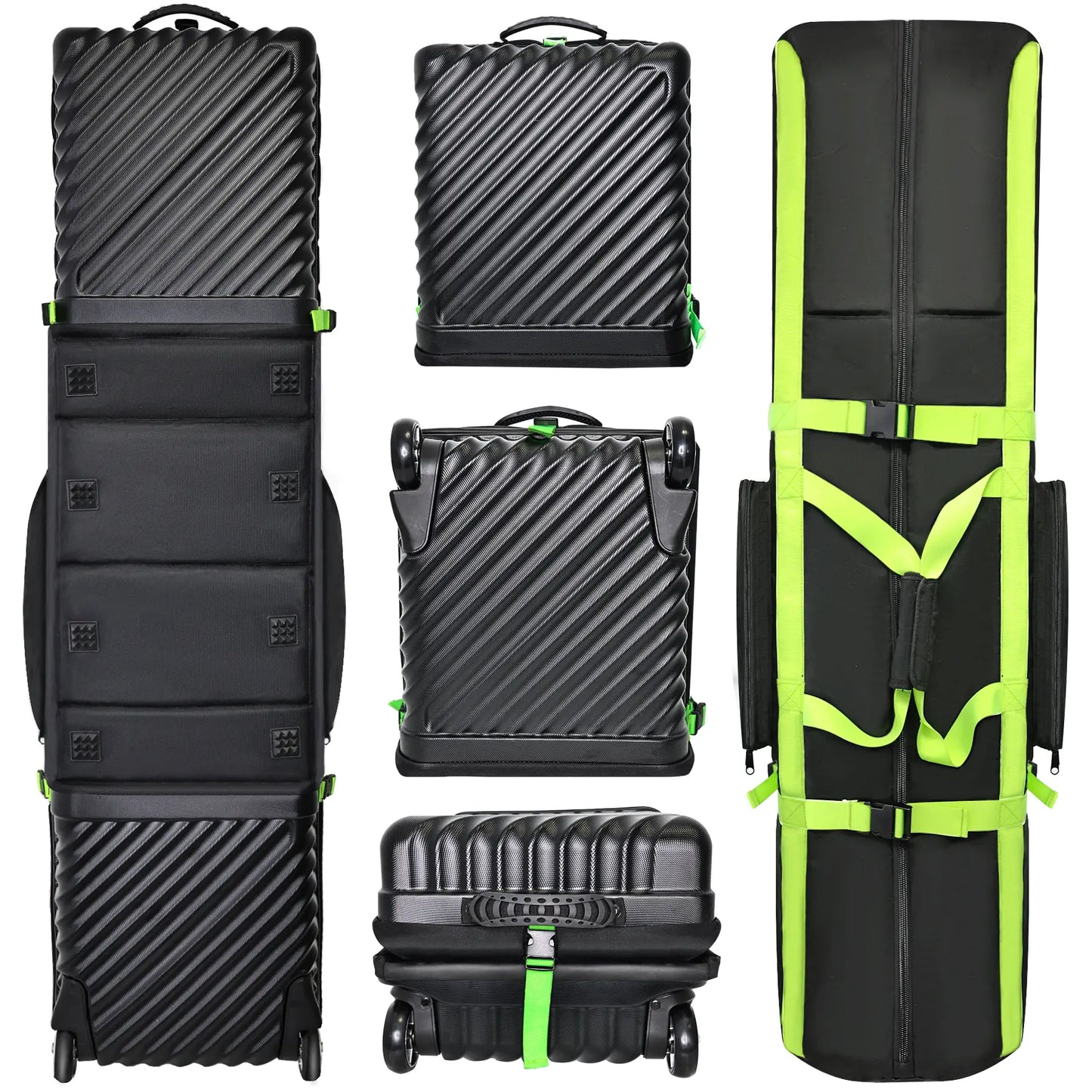 Yamato Foldable Golf Travel Hard Case – Lightweight & TSA Approved