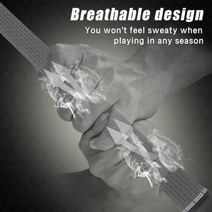 Yamato Single-Color Gray Golf Grips 8-Pack – Soft, Non-Slip Grip