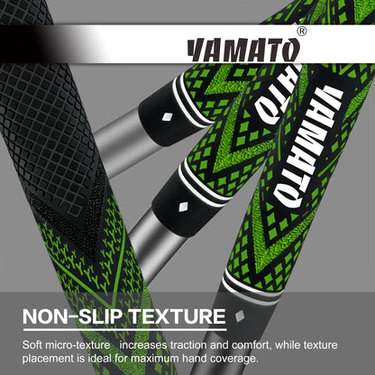 Yamato Green Golf Grips 13-Pack – Non-Slip Midsize/Standard Grips