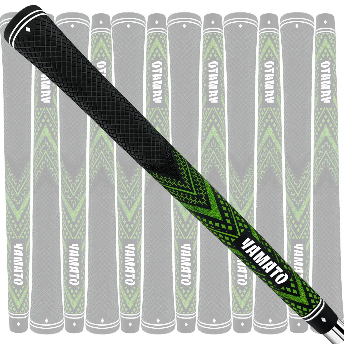 Yamato Green Golf Grips 13-Pack – Non-Slip Midsize/Standard Grips