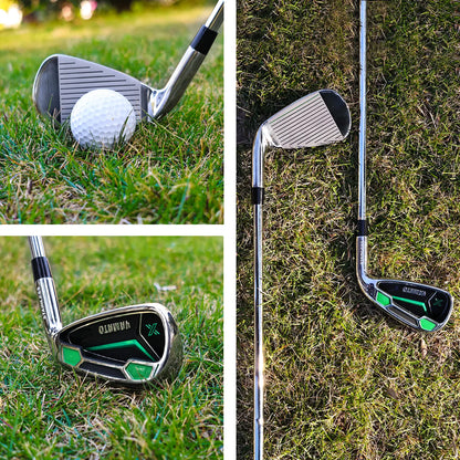 Yamato Golf Iron Club Single – No.5 6 7 8 9 – Stainless/Carbon Shaft – Right Handed – Men's Golf Irons