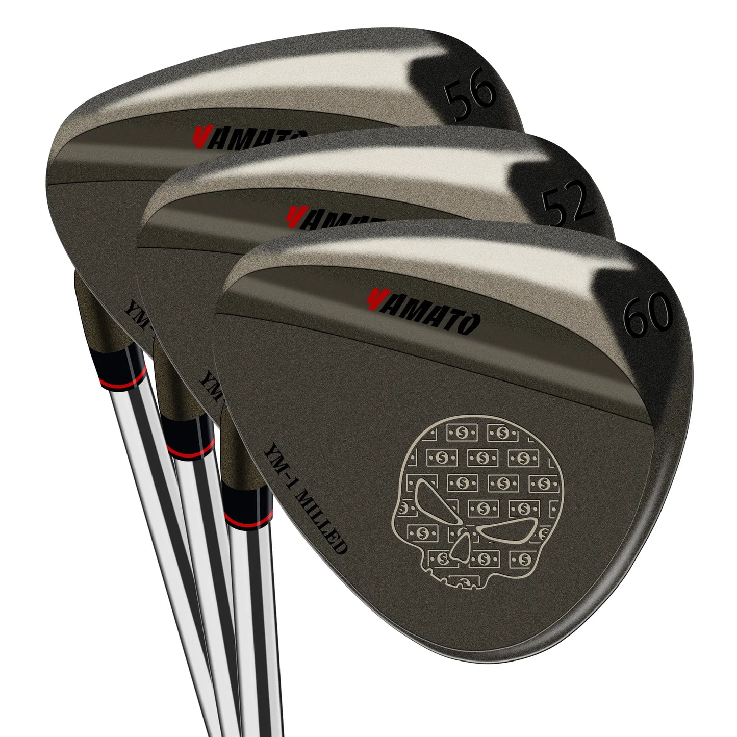 Yamato Left Handed Forged Golf Wedge Set - High Spin 52°56°60°
