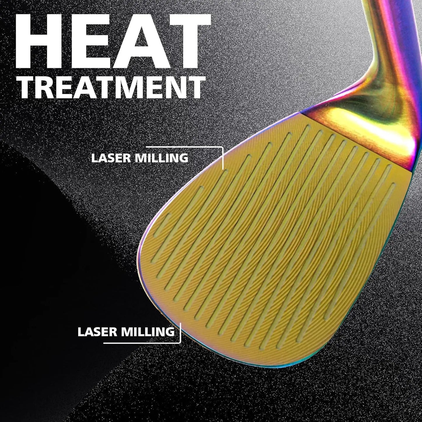 Yamato Rainbow Golf Wedges Set – Full Face Milled