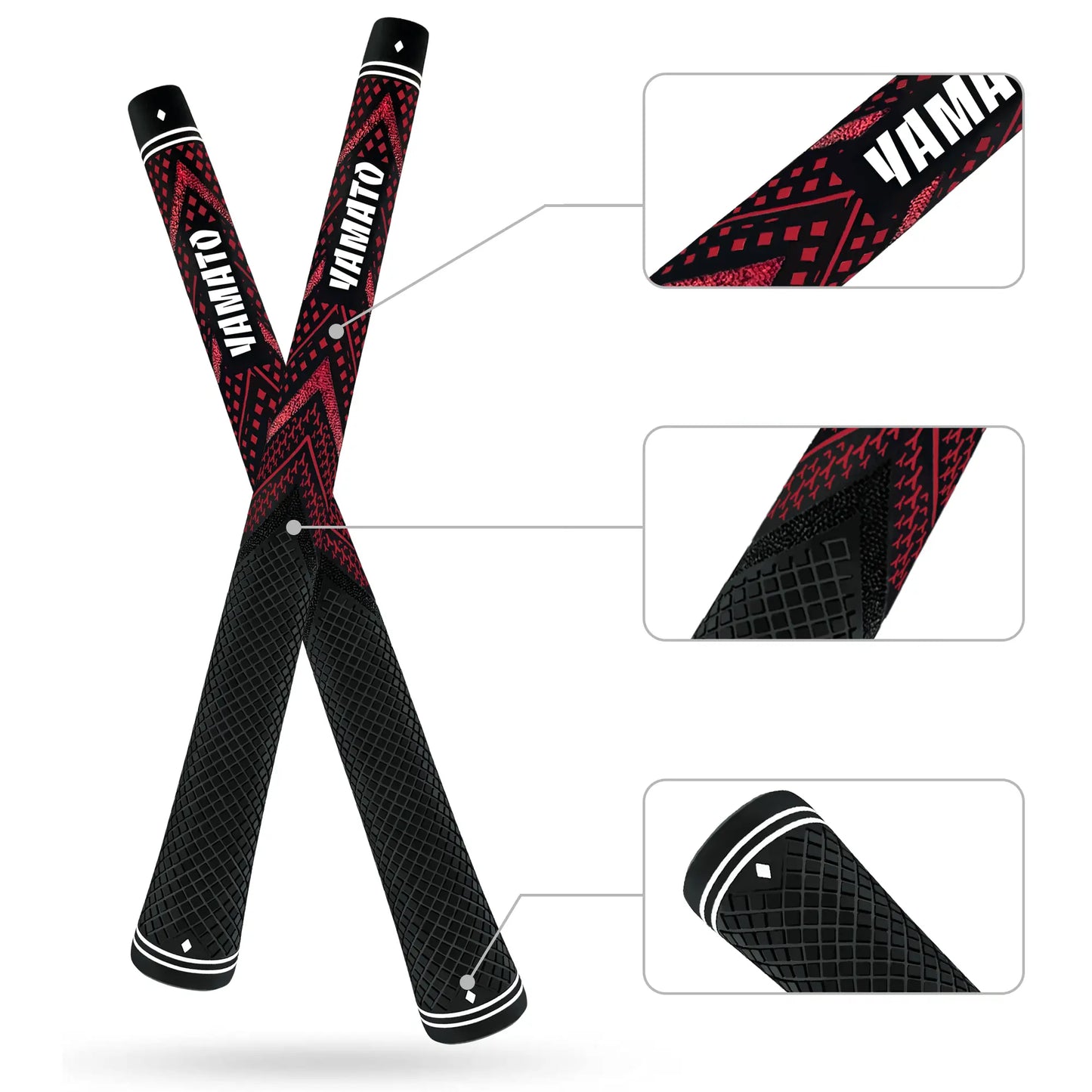 Yamato Red Golf Grips 13-Pack – Tour-Level Control & Bold Style