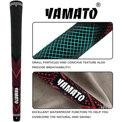Yamato Red Golf Grips 13-Pack – Tour-Level Control & Bold Style