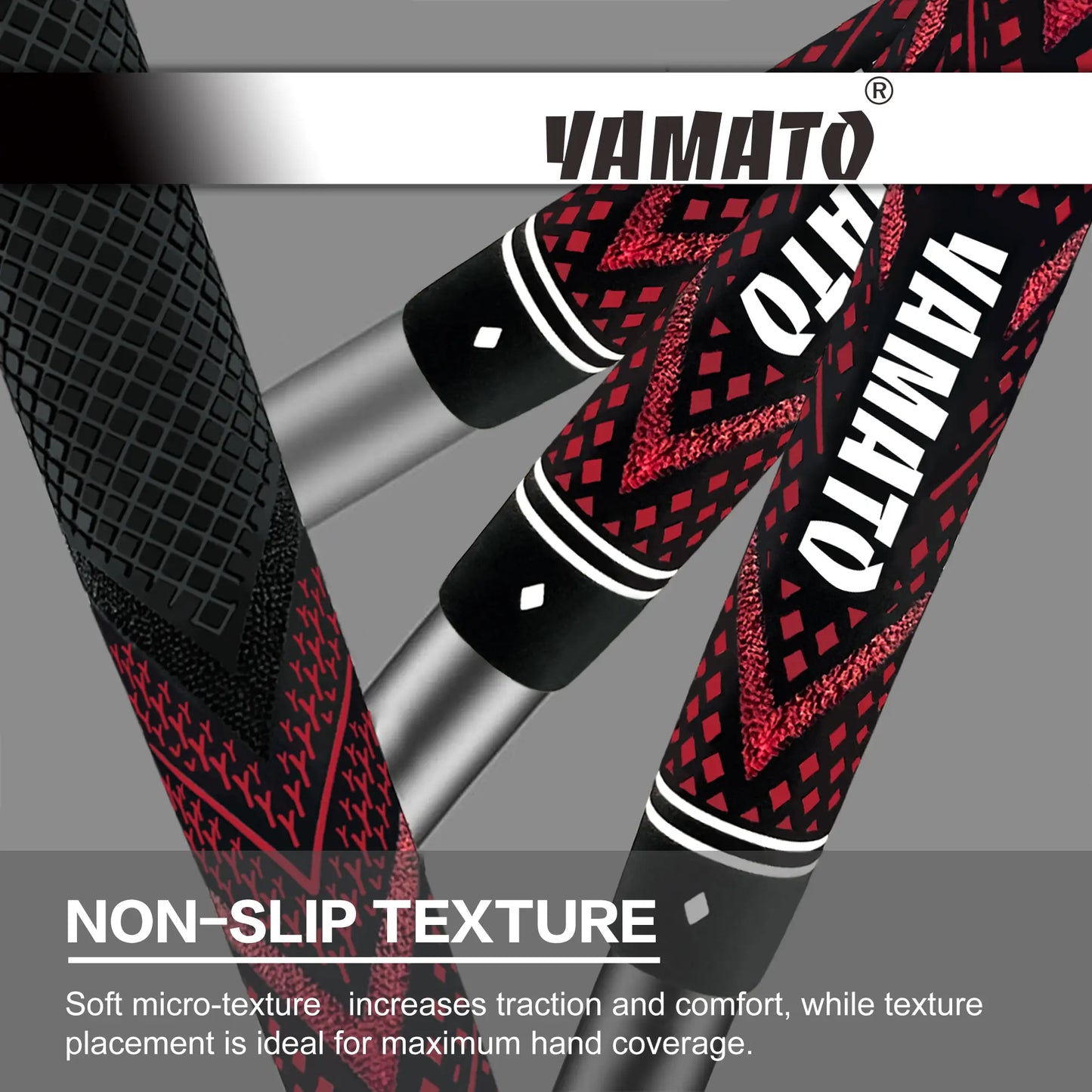 Yamato Red Golf Grips 13-Pack – Tour-Level Control & Bold Style