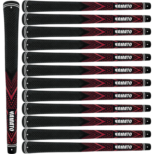 Yamato Red Golf Grips 13-Pack – Tour-Level Control & Bold Style