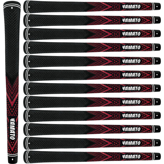 Yamato Red Golf Grips 13-Pack – Tour-Level Control & Bold Style