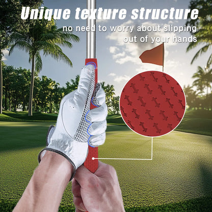 Yamato Single-Color Red Golf Grips 8-Pack – Soft, Non-Slip Grip