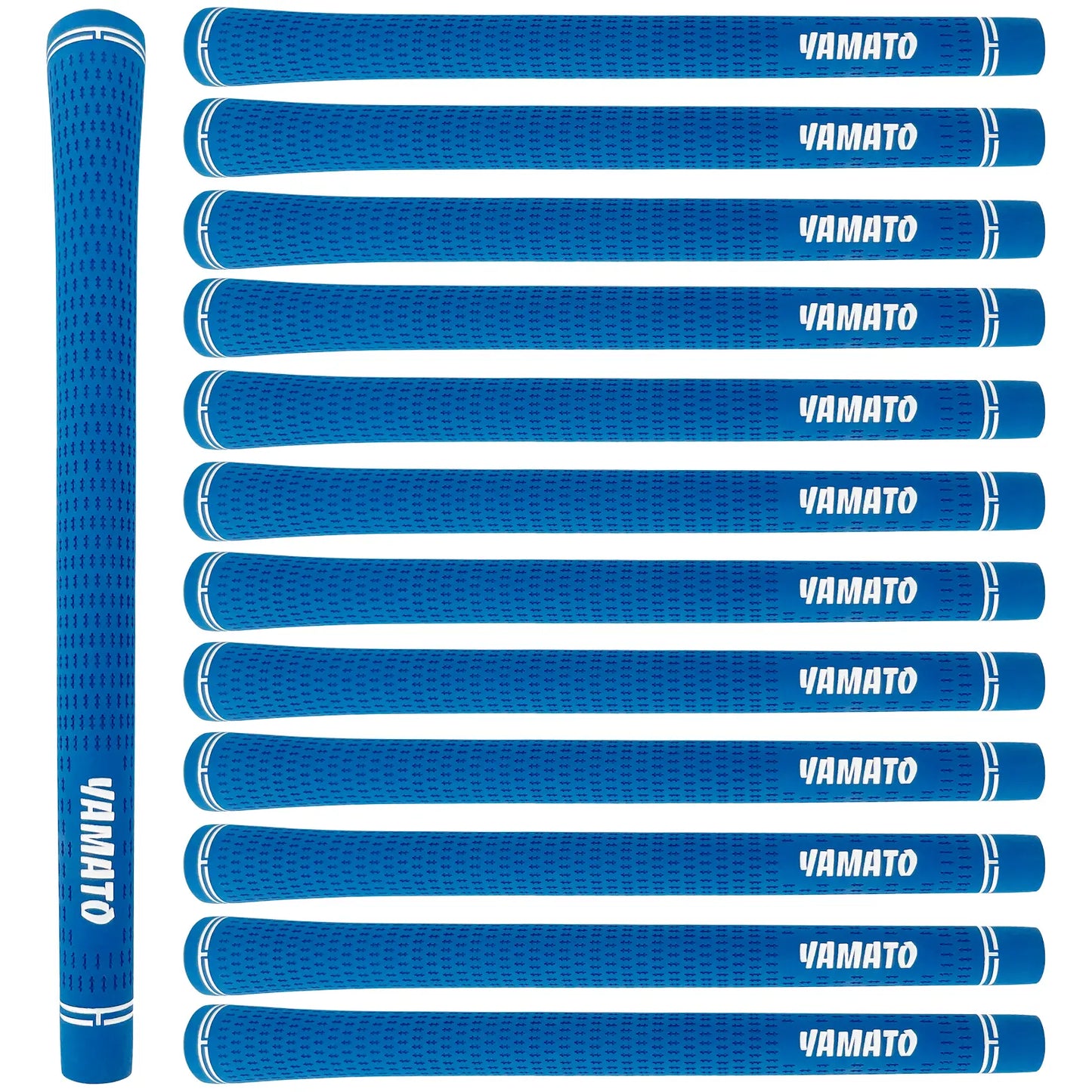 Yamato Rubber Golf Grips Set – Black/Blue 13pcs