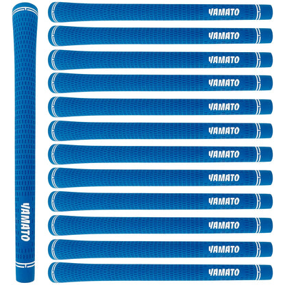 Yamato Rubber Golf Grips Set – Black/Blue 13pcs