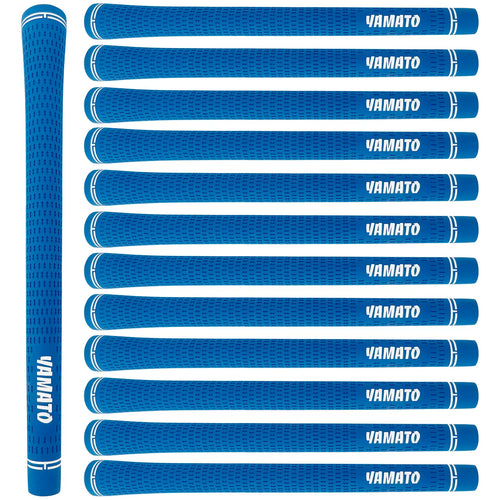 Yamato Rubber Golf Grips Set – Black/Blue 13pcs