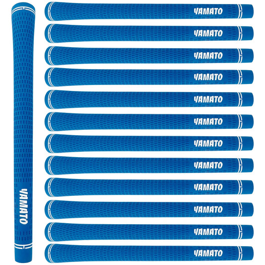 Yamato Rubber Golf Grips Set – Black/Blue 13pcs