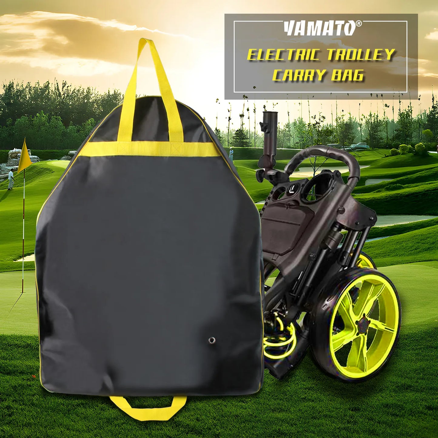 Yamato Golf Cart Cover QCBD– Universal Fit Storage for Push Carts