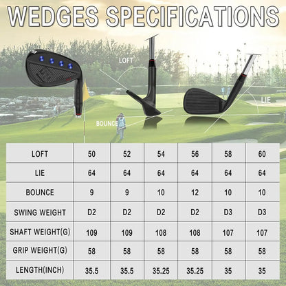 Yamato Full Face Golf Wedge Right-Hand 2PCS