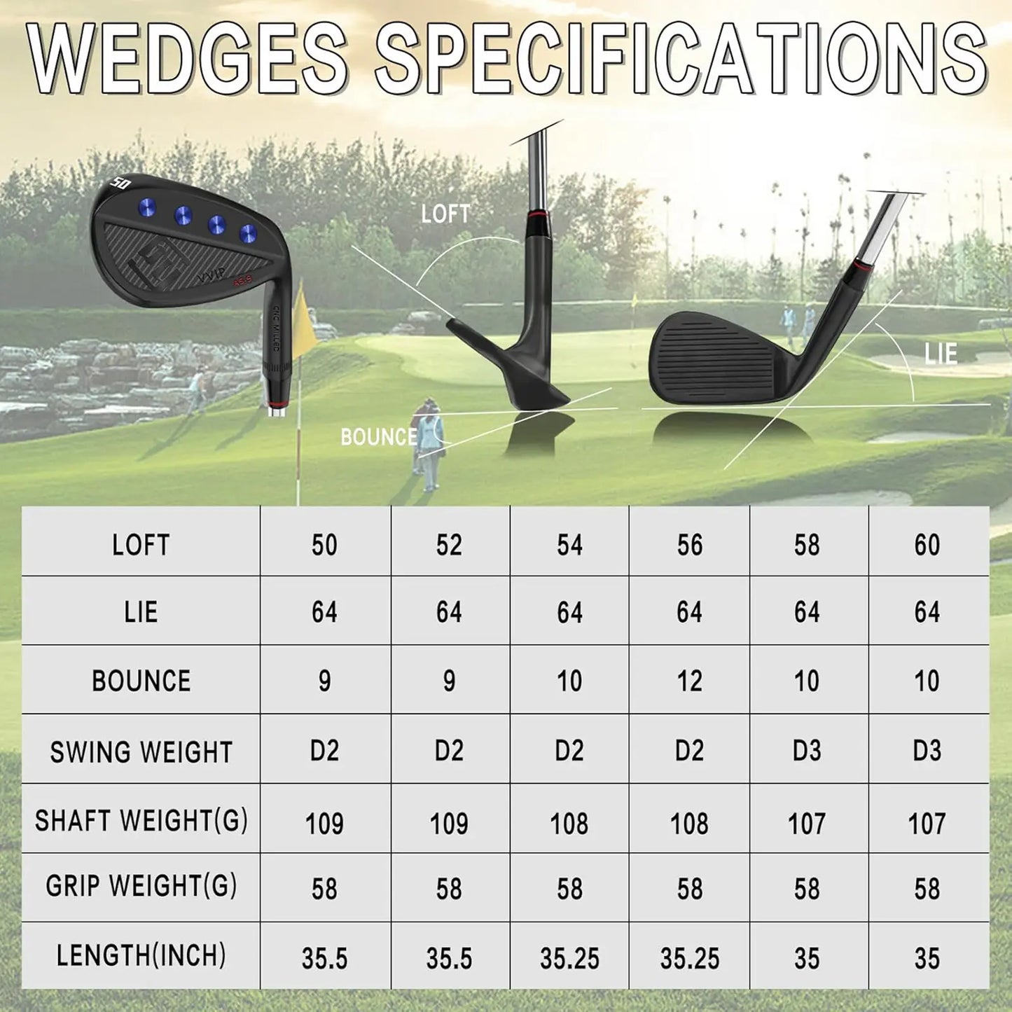 Yamato Full Face Golf Individual Wedge