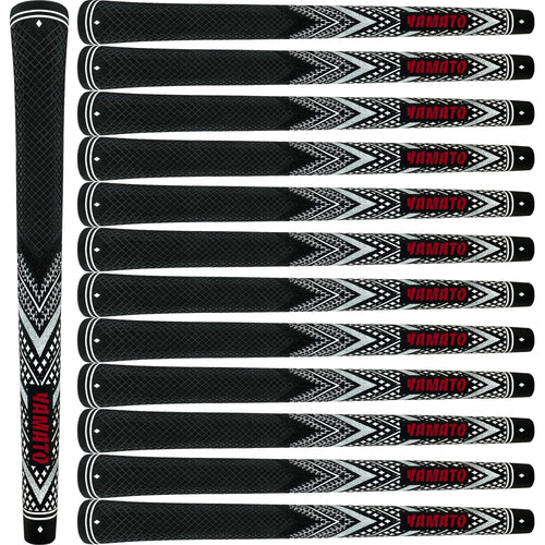 Yamato White Golf Grips 13-Pack – Clean Look, All-Weather Control