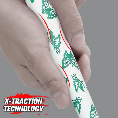 Yamato Women’s Golf Grips 13-Pack – White with Green Butterfly