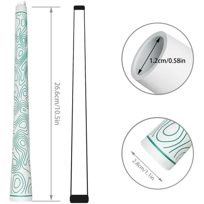 Yamato Women’s Golf Grips 13-Pack – White with Green Wave
