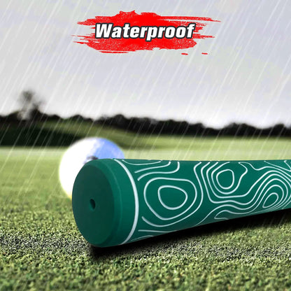 Yamato Women’s Golf Grips 13-Pack – Green with White Wave