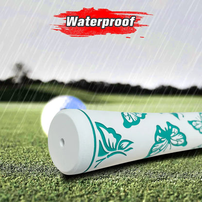 Yamato Women’s Golf Grips 13-Pack – White with Green Butterfly