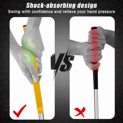 Yamato Single-Color Yellow Golf Grips 8-Pack – Soft, Non-Slip Grip