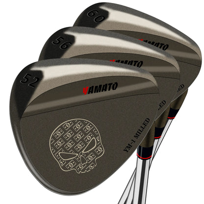 Yamato Forged Golf Wedge Set 3PCS | High Spin 50°/54°/58° or 52°/56°/60° Combo