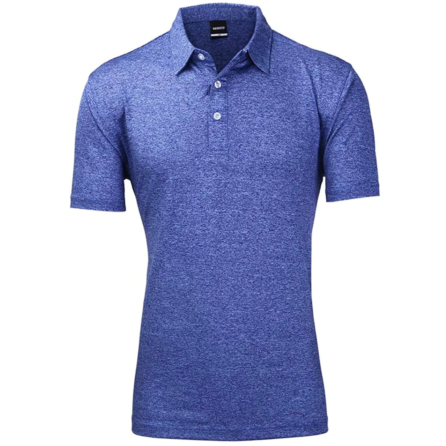 Yamato Men’s Slim-Fit Golf Polo – Blue, Quick-Dry, Performance Fit