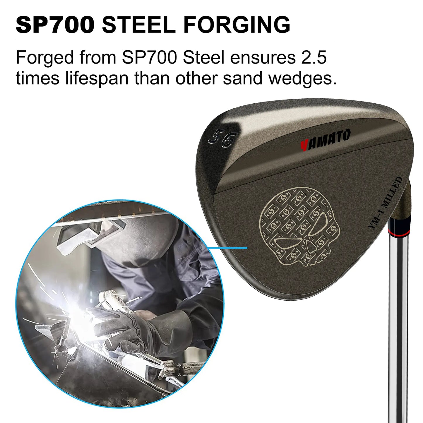 Yamato Forged Golf Wedge Set 3PCS | High Spin 50°/54°/58° or 52°/56°/60° Combo