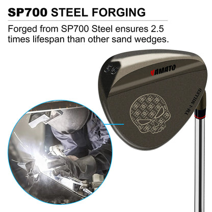 Yamato Forged Golf Wedge Set 3PCS | High Spin 50°/54°/58° or 52°/56°/60° Combo